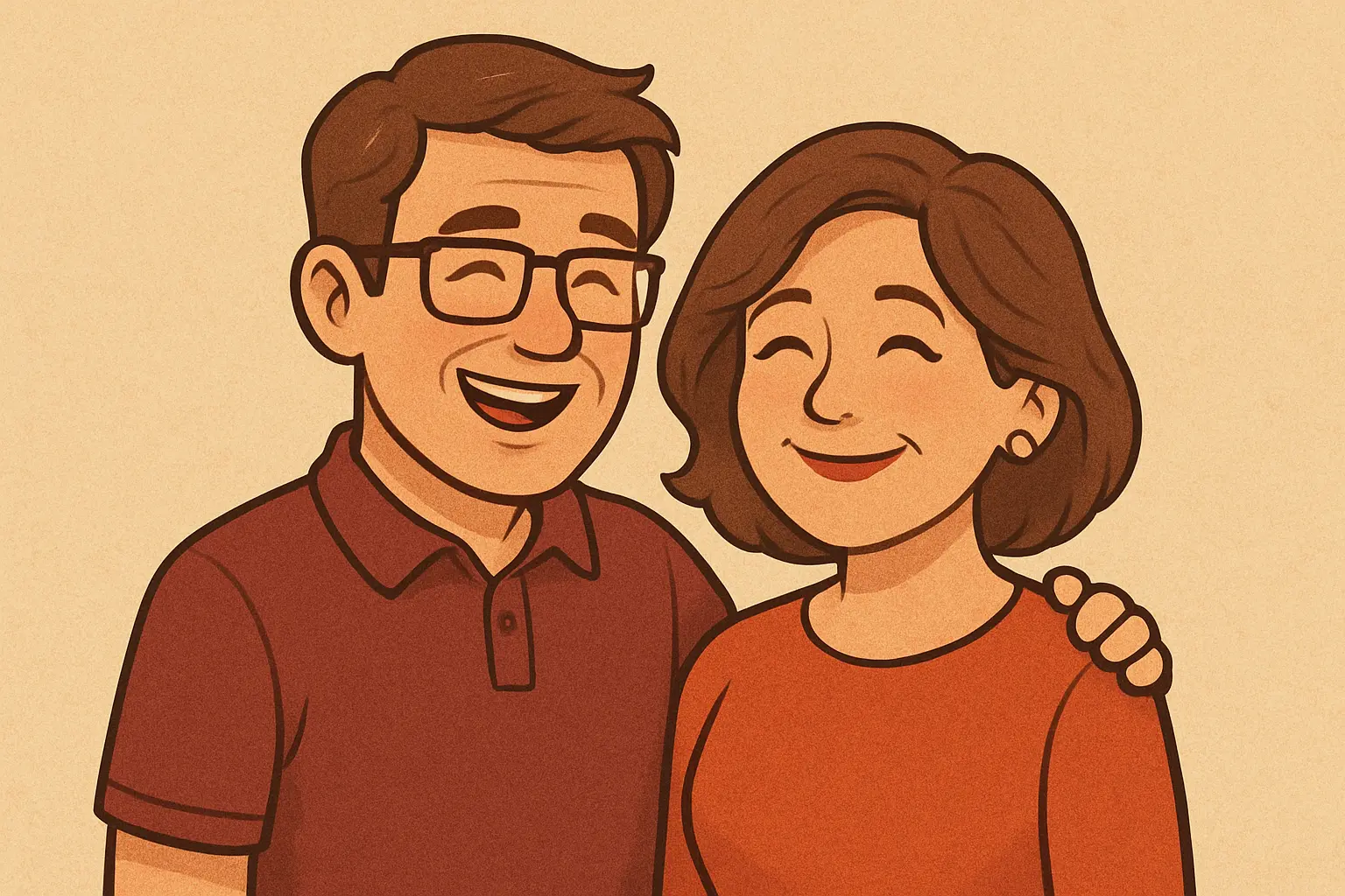 Proud parents supporting their student's success